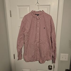 Red Striped Men's Shirt